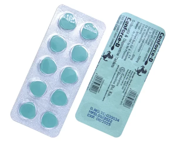 Cenforce D [Sildenafil Citrate 100mg + Dapoxetine 60mg] 160mg