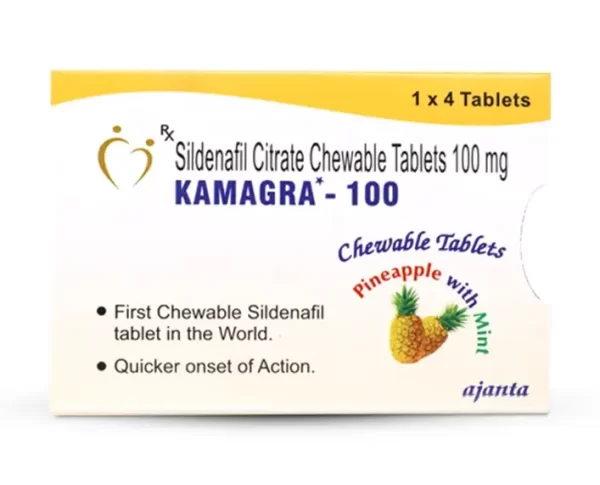 Kamagra Chewable 100 mg Tablets